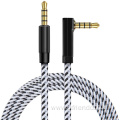 Speaker micro audio cable aux metal cable